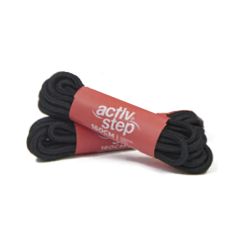 Eco-Friendly Boot Laces – Abrasion Resistant & Non-Wicking – Black heavy-duty round recycled boot laces 160cm | CMT Group