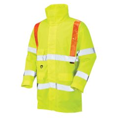 Yellow Anorak with Orange Braces