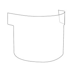 PowerCap® Infinity® Peel Off Polycarbonate Visor Cover - Pack of 10