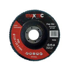 Zirconium Flap Disc - 115mm x 22mm - 60G