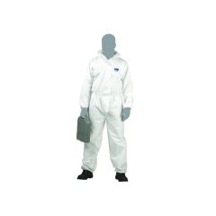 Disposable Coverall Type 5/6 SMS Fabric White with elasticated hood | CMT Group