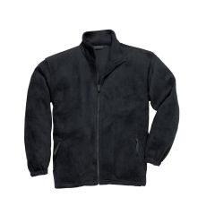 Anti-Pill Workwear Fleece Jacket 300gsm – Black front product image | CMT Group