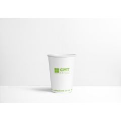 8oz Biodegradable Paper Cup [Single Wall] (Case of 1000) | CMT Group
