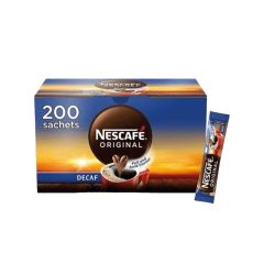 Nescafé Original Decaffeinated Instant Coffee Sachets 200 x 1.8g