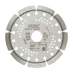 Stone & Hard Clay & Granite Diamond Blade – Professional – 10mm Segment – OTEC D5P for angle grinder stone cutting | CMT Group