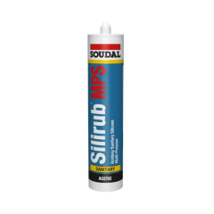 White sanitary silicone sealant cartridge for bathrooms and kitchens with mould resistance | CMT Group UK
