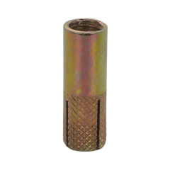 Drop In Anchor - Zinc Plated & Yellow Passivated 25mm x 80mm - Box of 25