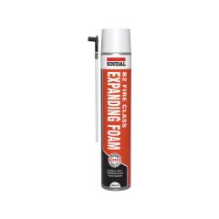 Soudal B2 fire rated expanding foam 750ml with hand held applicator for construction sealing | CMT Group UK