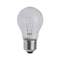E27 ES 110V 60W rough service GLS lamp clear glass incandescent with Edison screw cap | CMT Group UK