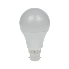 B22 LED light bulb 8.5W 855lm warm white polycarbonate GLS bayonet cap side view | CMT Group UK