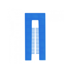 3mm 50x100mm Standard Horseshoe Packing Shims Blue - Pack of 200