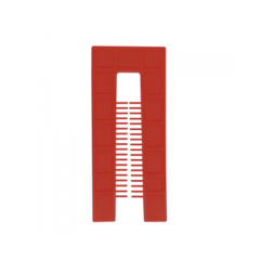 4mm 50x100mm Standard Horseshoe Packing Shims Red - Pack of 200