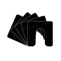 10mm 70x70mm Load Bearing Horseshoe Packing Shims - Pack of 100