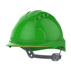 JSP EVO3 Slip Ratchet Safety Helmet Mid Peak -  Green