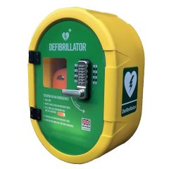 External Defibrillator Cabinet c/w Built-In Lock