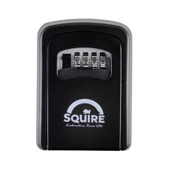 Squire combination key safe front view showing 4-wheel dial and Squire Lockmakers branding | CMT Group UK