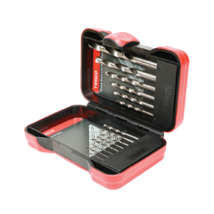 HSS Ground Jobber Drill Bit Set 1-10mm - 15 Pieces