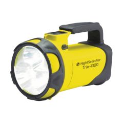 NightSearcher Trio 1000 rechargeable searchlight 1000 lumen IP54 front view | CMT Group UK