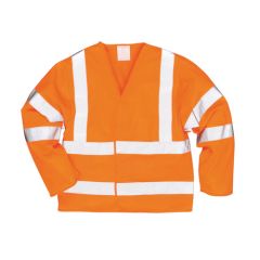 Hi Vis Long Sleeved Vest - Orange
