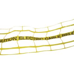 Detectable Mesh with Tracer Wire (100m) caution electric cable below for underground excavation safety | CMT Group UK