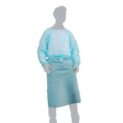CPE Fluid Repellent Surgical Gown with Thumb Loop - Individual