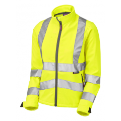 Leo Womens Hi Vis Softshell Yellow