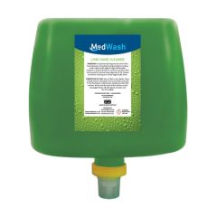 MedWash Lime Hand Cleaner Refill Cartridge green bottle front label view | CMT Group UK