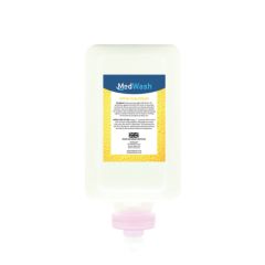 MedWash Factor 50 Sun Cream Refill Cartridge 750ml bottle front label view | CMT Group UK