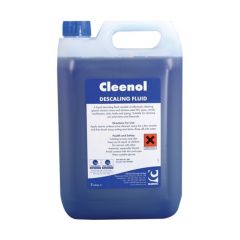 Liquid descaler 5 litre blue container hydrochloric acid formula welfare facilities front view | CMT Group UK