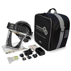 JSP Powercap Infinity 4-in-1 TH3 Powered Air Respirator - Black Helmet for Supervisors