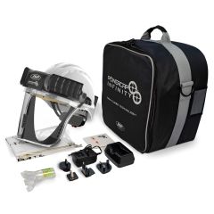 JSP Powercap Infinity 4-in-1 TH3 Powered Air Respirator - White Helmet for Site Managers