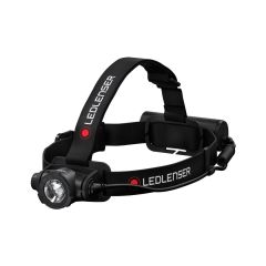 Ledlenser H7R Core rechargeable head torch black body with headband| CMT Group UK