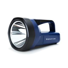 Rechargeable LED searchlight torch side view COB floodlight panel lit for area coverage | CMT Group UK