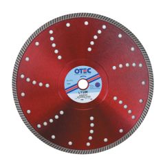 Hard Materials Diamond Blade – Super Premium – 10mm Segment – OTEC LT10R for hard material cutting | CMT Group