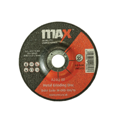 MAX Depressed Centre Metal Grinding Disc - Type 27 Heavy Duty Wheel | M-GRD | CMT Group UK