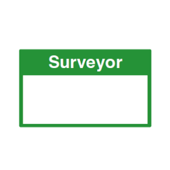Site Sign - 3mm Correx - 297x420mm A3 - Surveyor