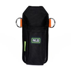NLG tool holster front view black body two orange D-ring anchor points Magnox snap plate NLG badge | CMT Group UK