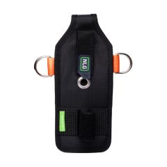 NLG spanner holster front view black body two orange D-ring anchor points Quick Connect clip at top | CMT Group UK