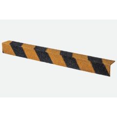 Anti-Slip GRP Stair Nosing - Black/Yellow