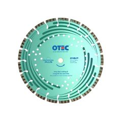 Concrete & Reinforced Concrete Diamond Blade – Professional – 10mm Segment – Self Cooling – OTEC D16P for structural concrete cutting | CMT Group