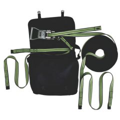 Kratos Eco Line adjustable horizontal temporary lifeline 5m to 20m full product view with storage bag | CMT Group UK