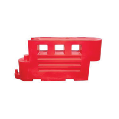 RB2000 Heavy Duty Road Barrier 2m (Water or Ballast Fillable) - Red