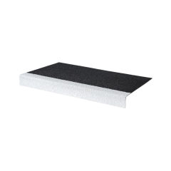 Anti-Slip GRP Stair Treads 55mm x 345mm x 600mm Black/White