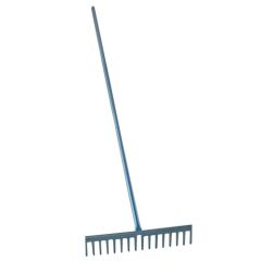 16T steel square tooth asphalt rake with 66 inch tubular handle | CMT Group