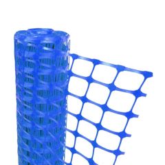Blue Mesh Barrier Fencing - 50m - 2