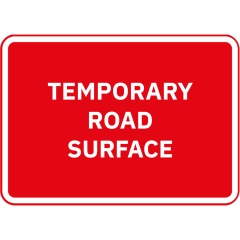 Metal Frame Road Sign PLATE ONLY 1050x750mm - Temporary Road Surface