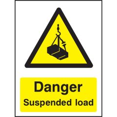 Danger Overhead Load - 210mmx297mm