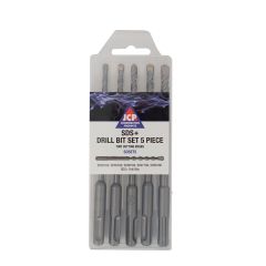 SDS+ Drill Bit 5 Piece Set - 2 Cutting Edges - 5, 5.5, 6, 7 and 8mm