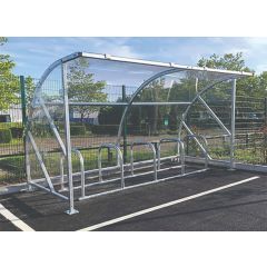 Cycle/Bike Shelter - 10 Bike Capacity - 4.1m x 1.7m x 2.1m