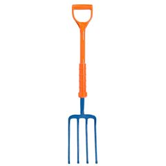 MAX Insulated Heavy Contractors Fork with orange insulated handle | CMT Group